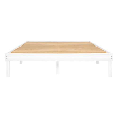 Ebern Designs Eimuntas 14 inch Solid Wood Platform Bed, No Squeak Bed Frame, No Box Spring